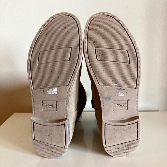 Toms leather Laurel boots, girls 4, women’s 6-6.5 - Picture 4 of 7